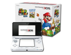 Nintendo 3DS Ice White + Super Mario 3D Land